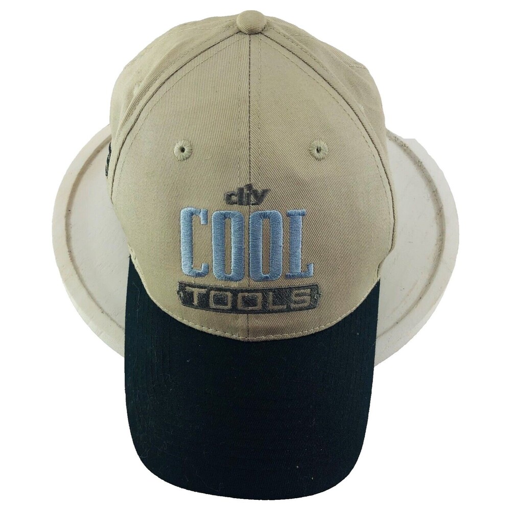 Tractor Supply Baseball Cap "Cool Tools" One Size Embroidery Tan & Black